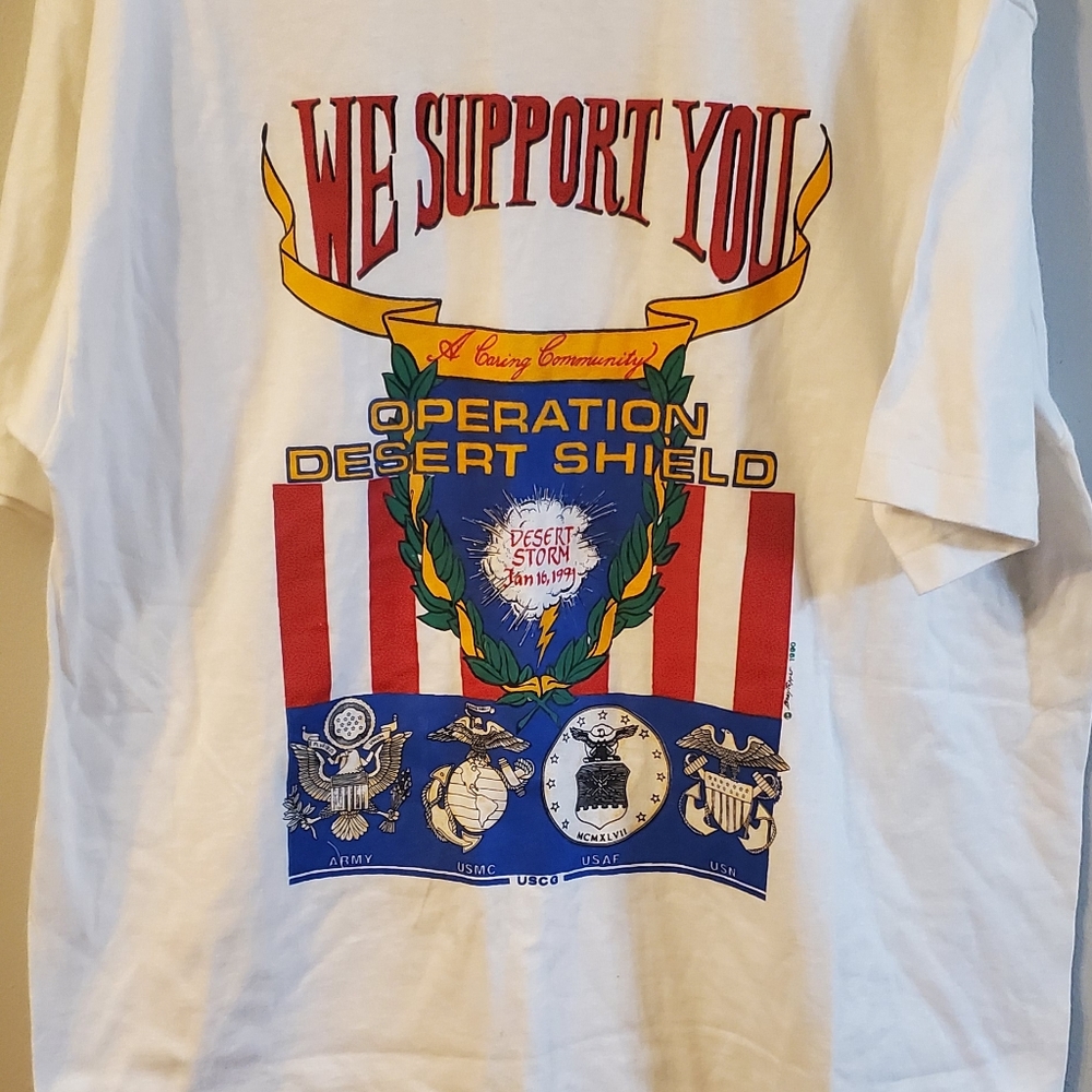Vintage 1991 desert storm tshirt
